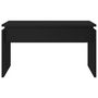 Voir la diapositive 5 : VIDAXL Table basse noir 68x50x38 cm bois d ingénierie