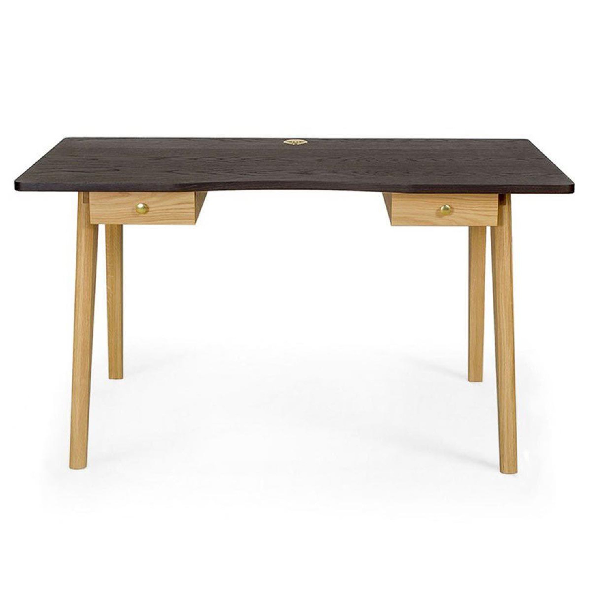 Paris Prix Bureau design 2 tiroirs  nice  140cm chêne & noir