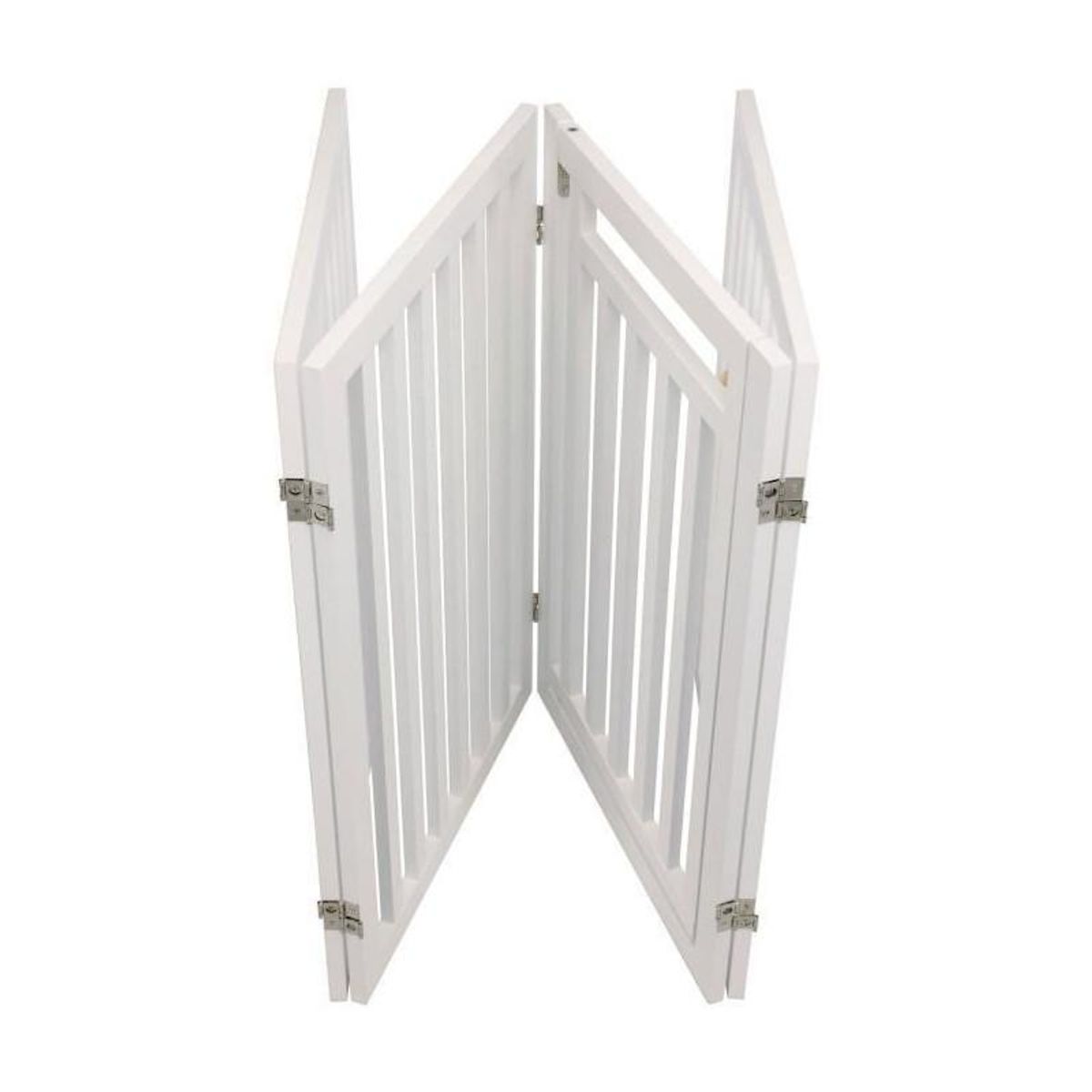 Trixie TRIXIE Barriere avec porte - 60 / 160 x 81 cm - Blanc - Pour chien