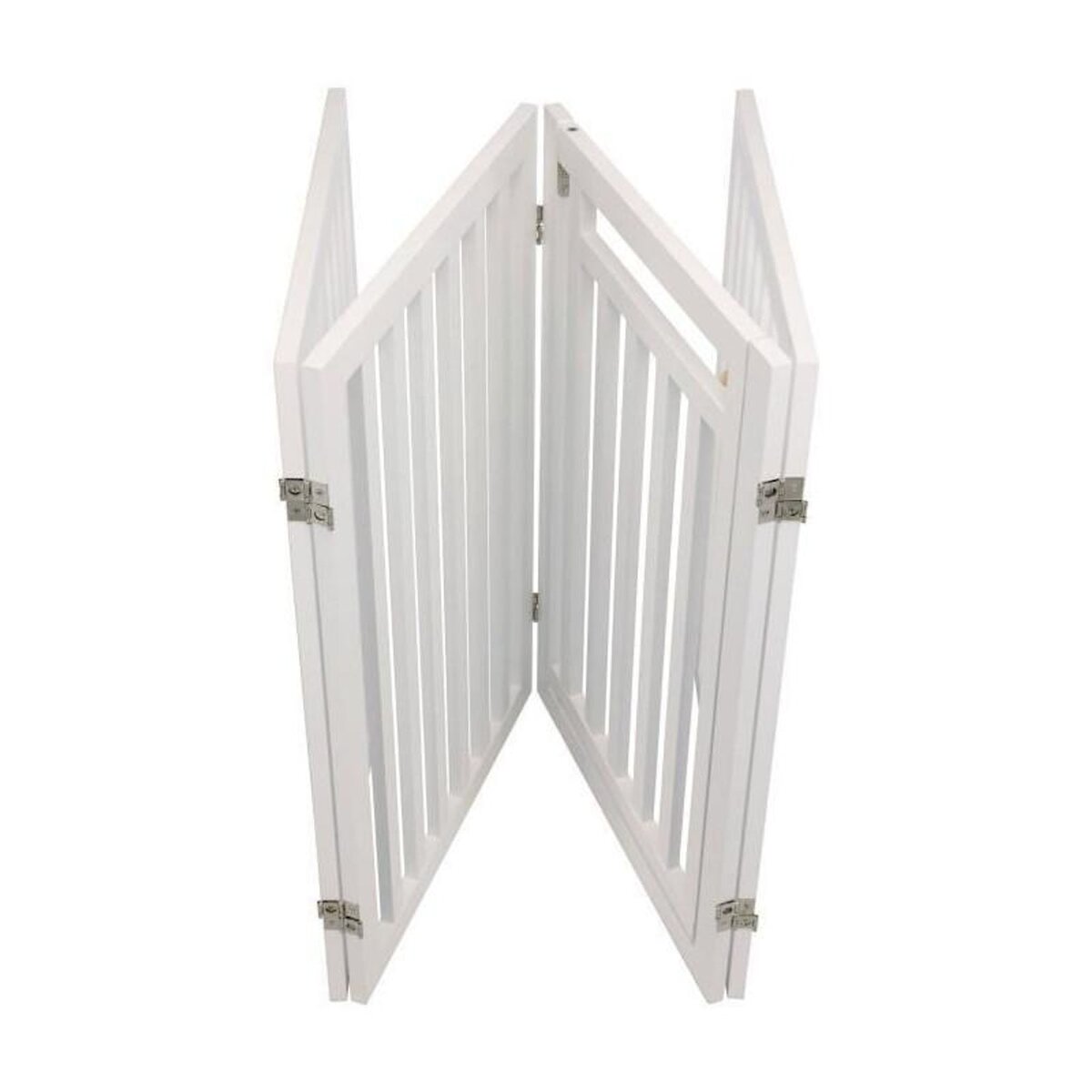 Trixie TRIXIE Barriere avec porte - 60 / 160 x 81 cm - Blanc - Pour chien