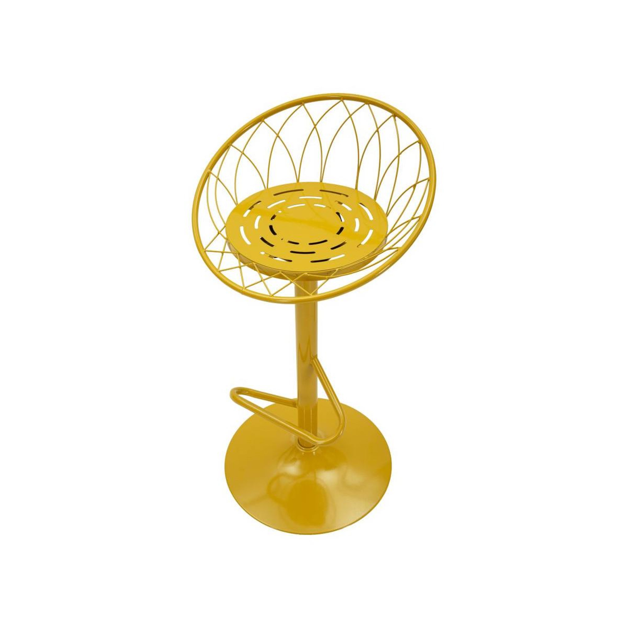 Voir la diapositive 6 : Paris Prix Tabouret de bar en métal  clox  92cm moutarde