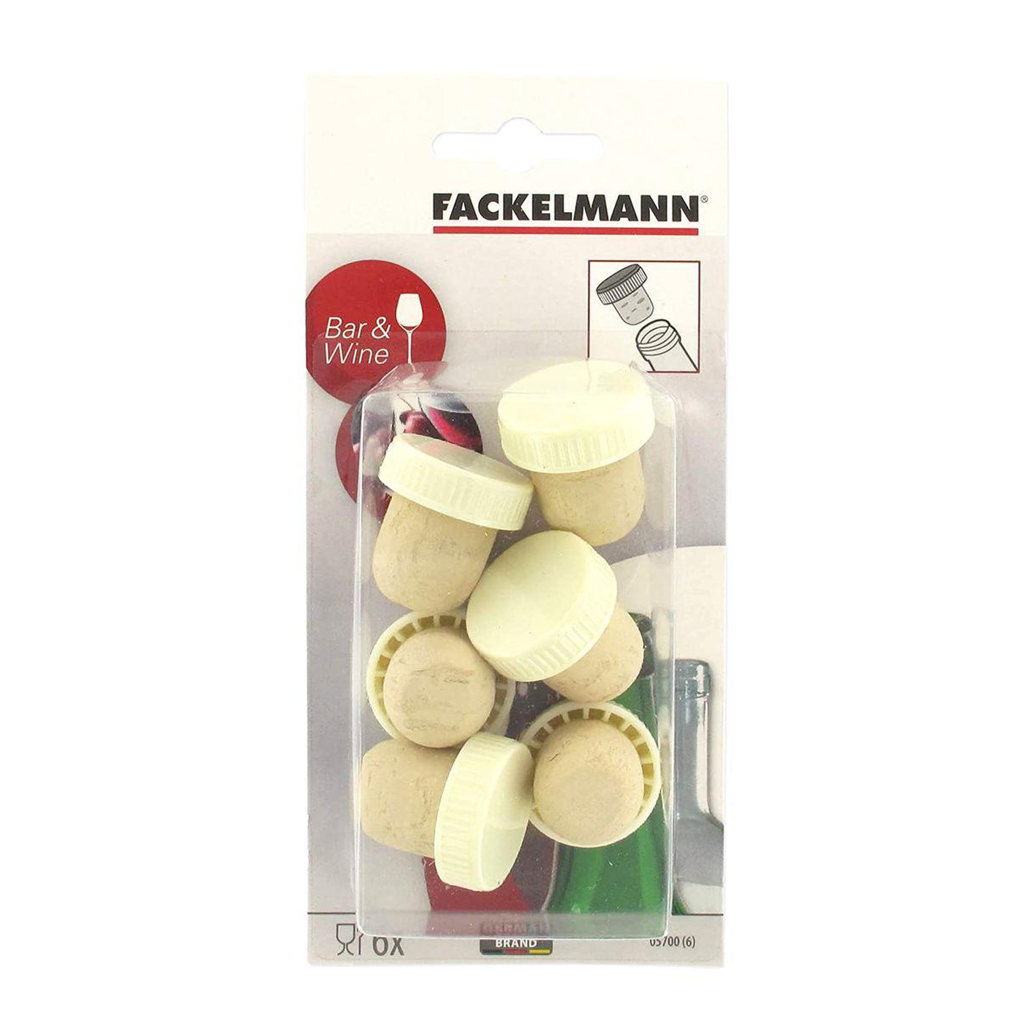 Voir la diapositive 5 : Fackelmann Lot de 12 bouchons de liège fackelmann bar concept