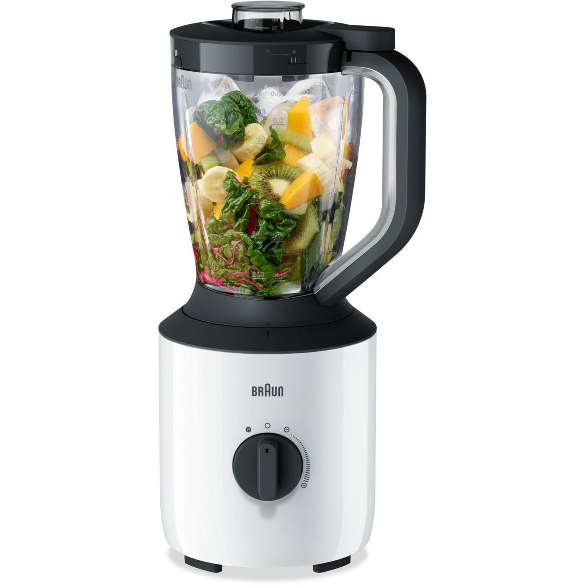 Voir la diapositive 2 : BRAUN Blender jb3100wh powerblend 3