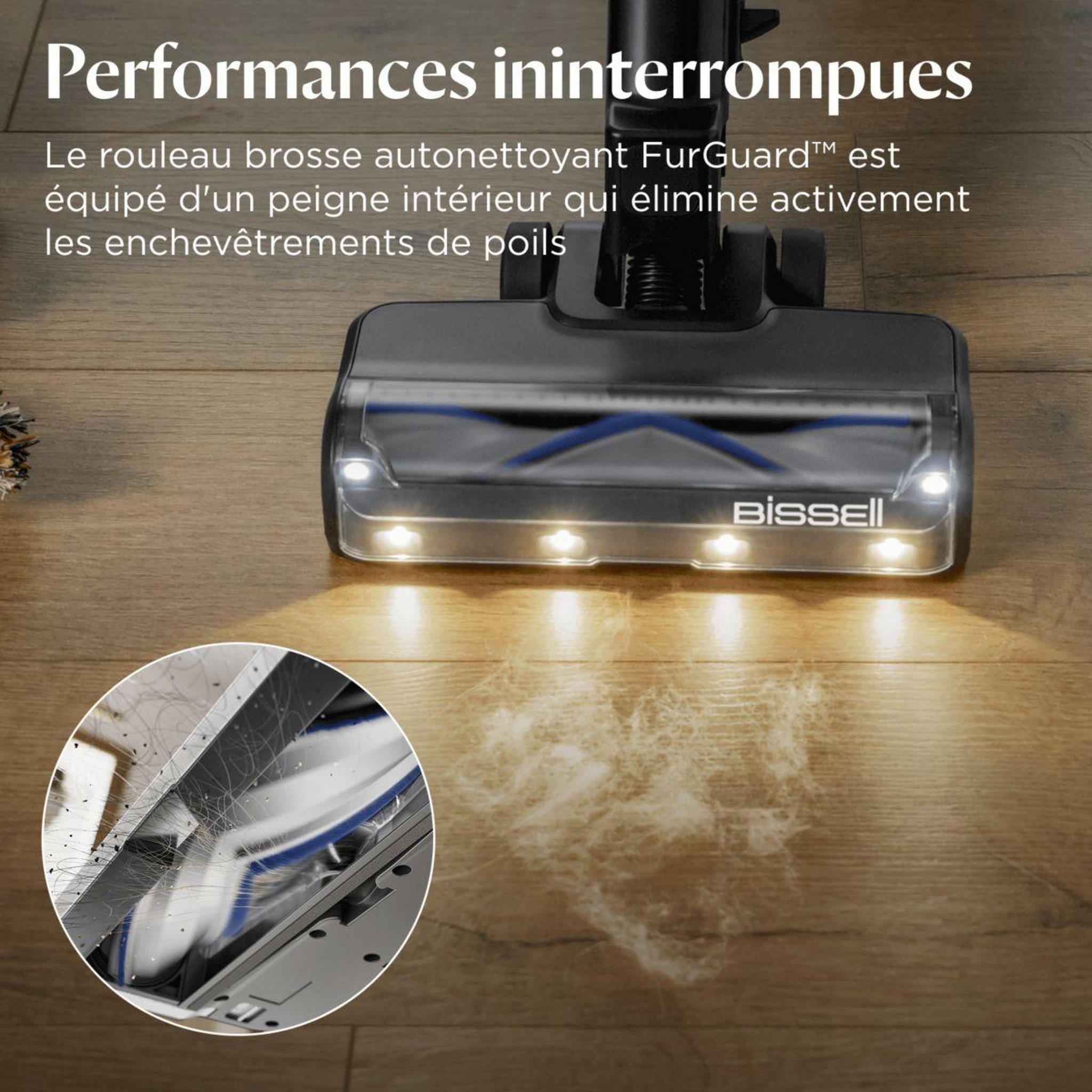Voir la diapositive 5 : BISSELL Aspirateur balai powerclean furguard pro 4094n