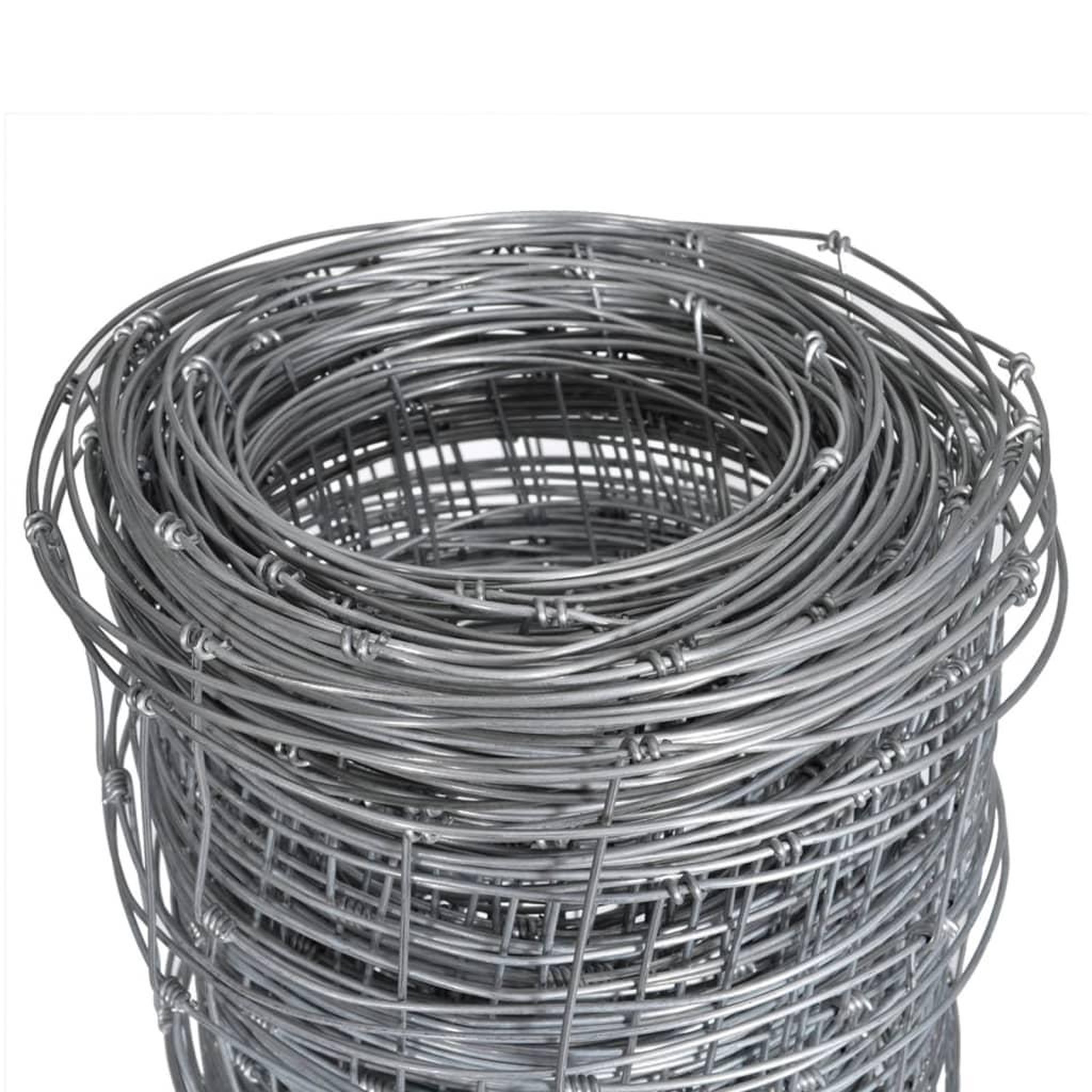 Voir la diapositive 3 : VIDAXL Cloture de jardin Acier galvanise 50x1,2 m Argente