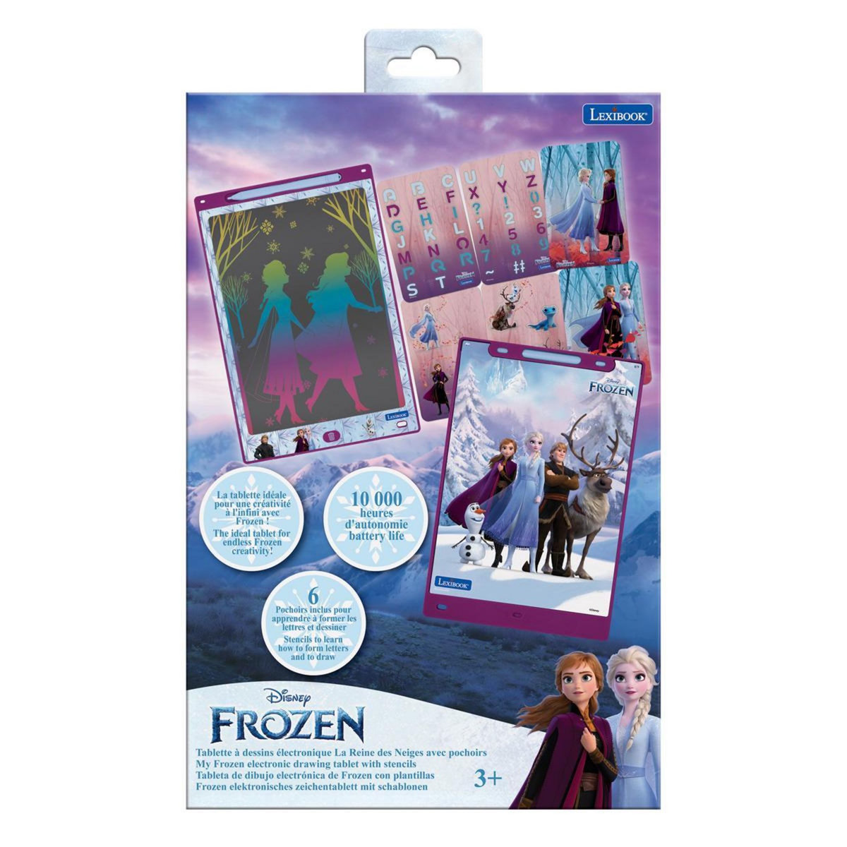 Lexibook Tablette à Dessins électronique multicolore La Reine des Neiges