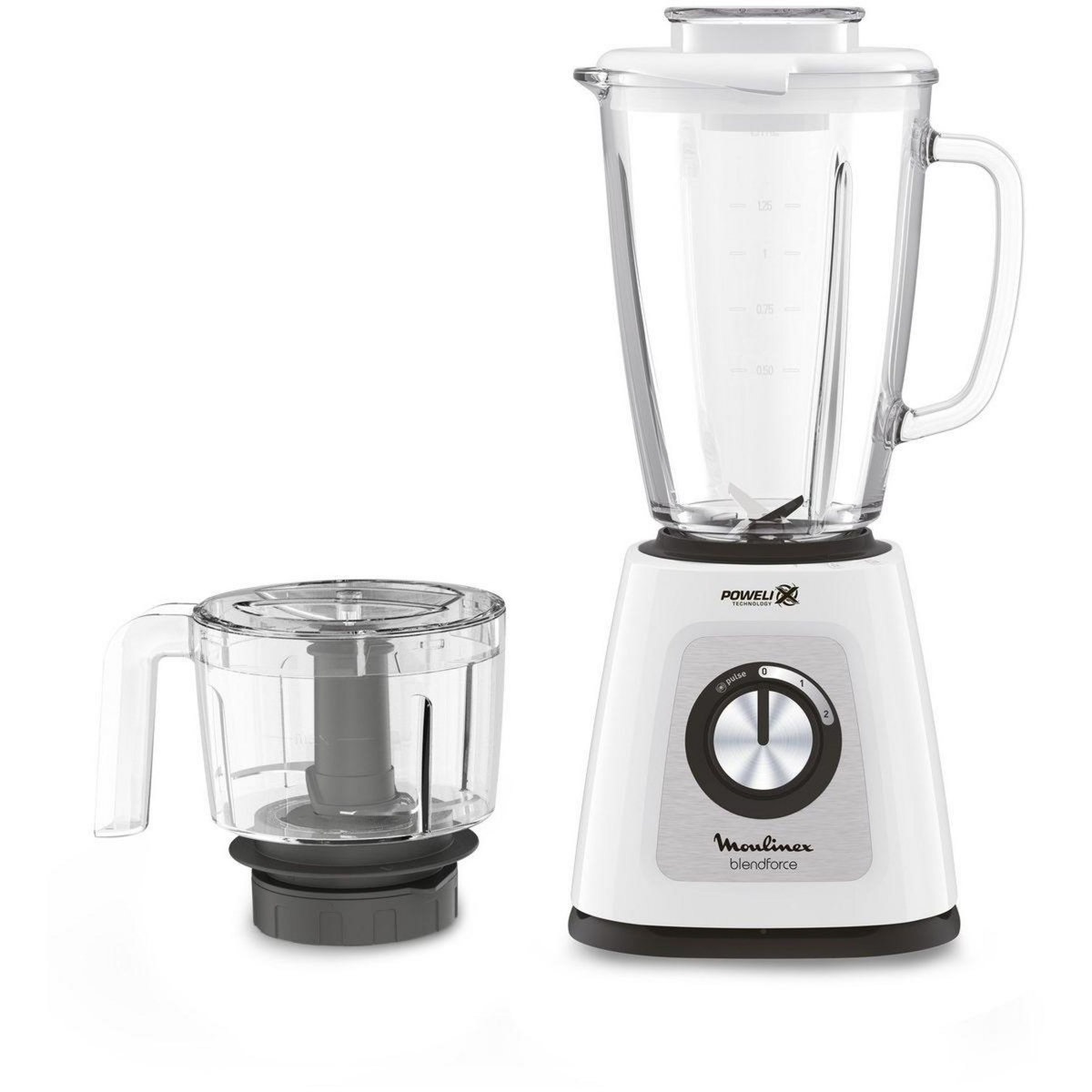 MOULINEX Blender blendforce 800w blanc LM43X11