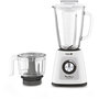 Voir la diapositive 1 : MOULINEX Blender blendforce 800w blanc LM43X11