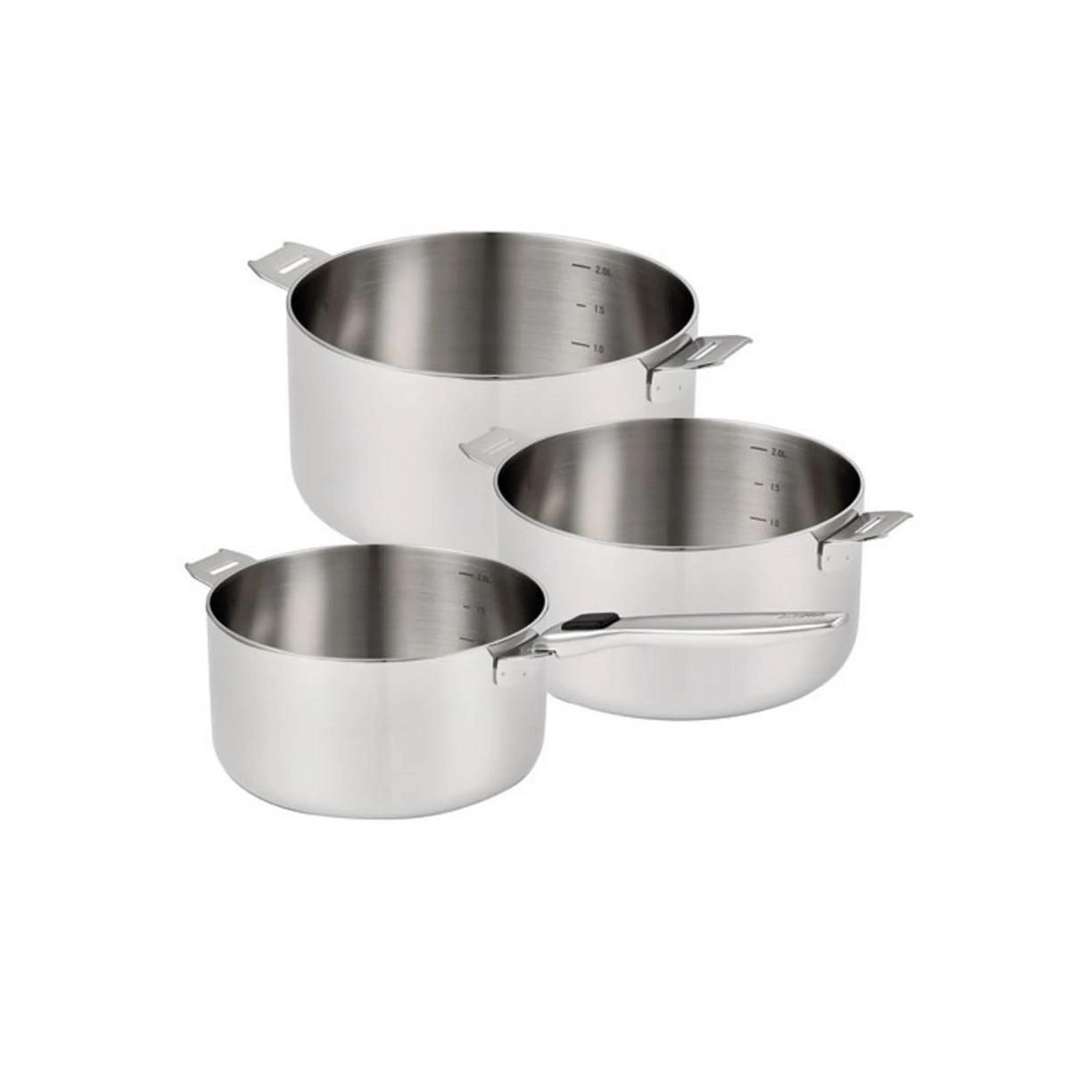 Beka Série de 3 casseroles inox 16/18/20cm - 101210