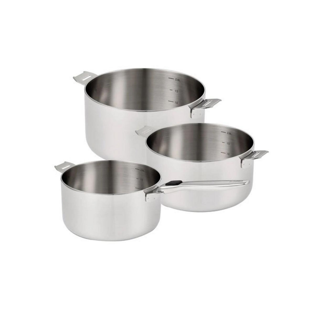 Beka Série de 3 casseroles inox 16/18/20cm - 101210