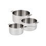 Voir la diapositive 2 : Beka Série de 3 casseroles inox 16/18/20cm - 101210