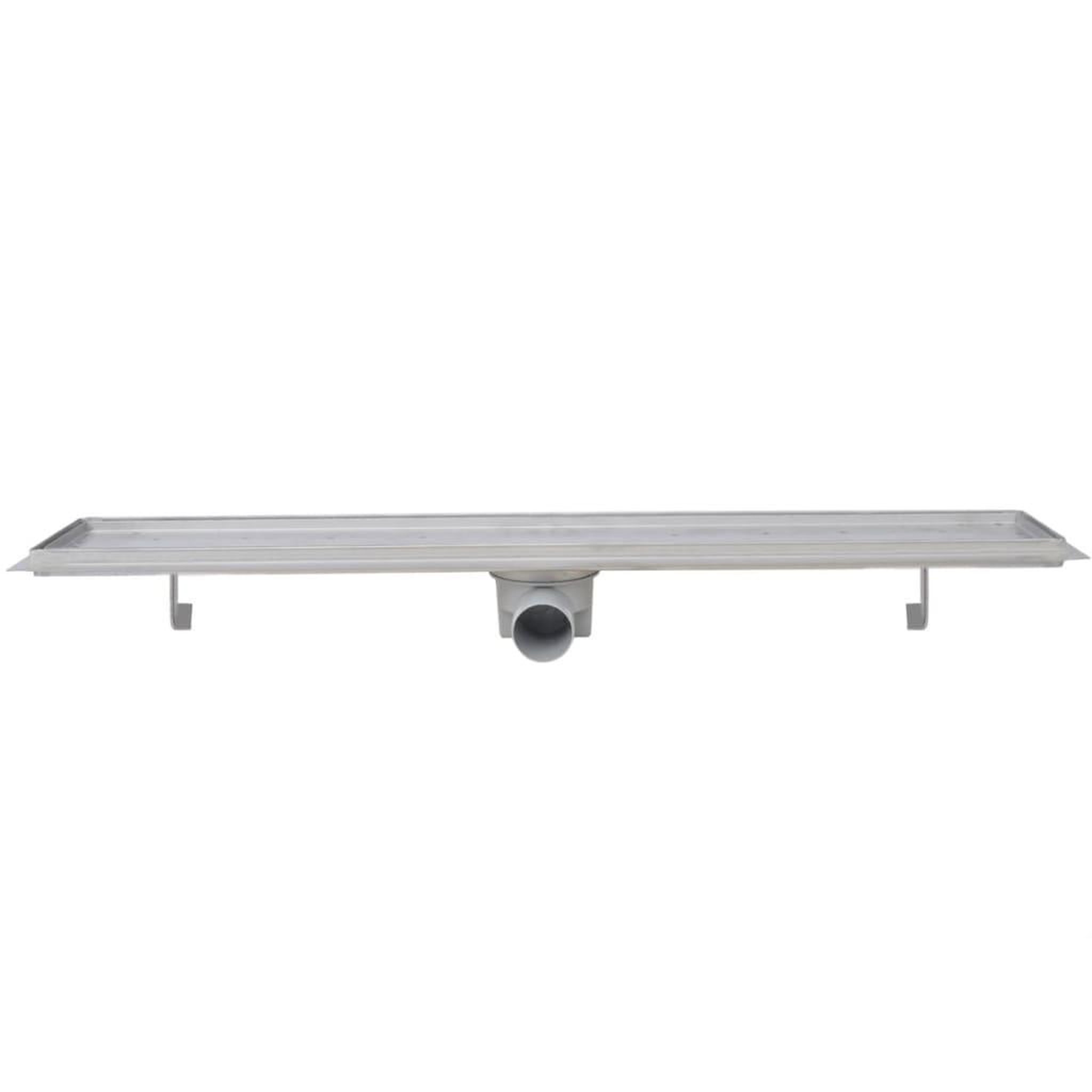 Voir la diapositive 4 : VIDAXL Drain de douche lineaire 2 pc 830 x 140 mm Acier inoxydable