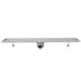 Voir la diapositive 4 : VIDAXL Drain de douche lineaire 2 pc 830 x 140 mm Acier inoxydable