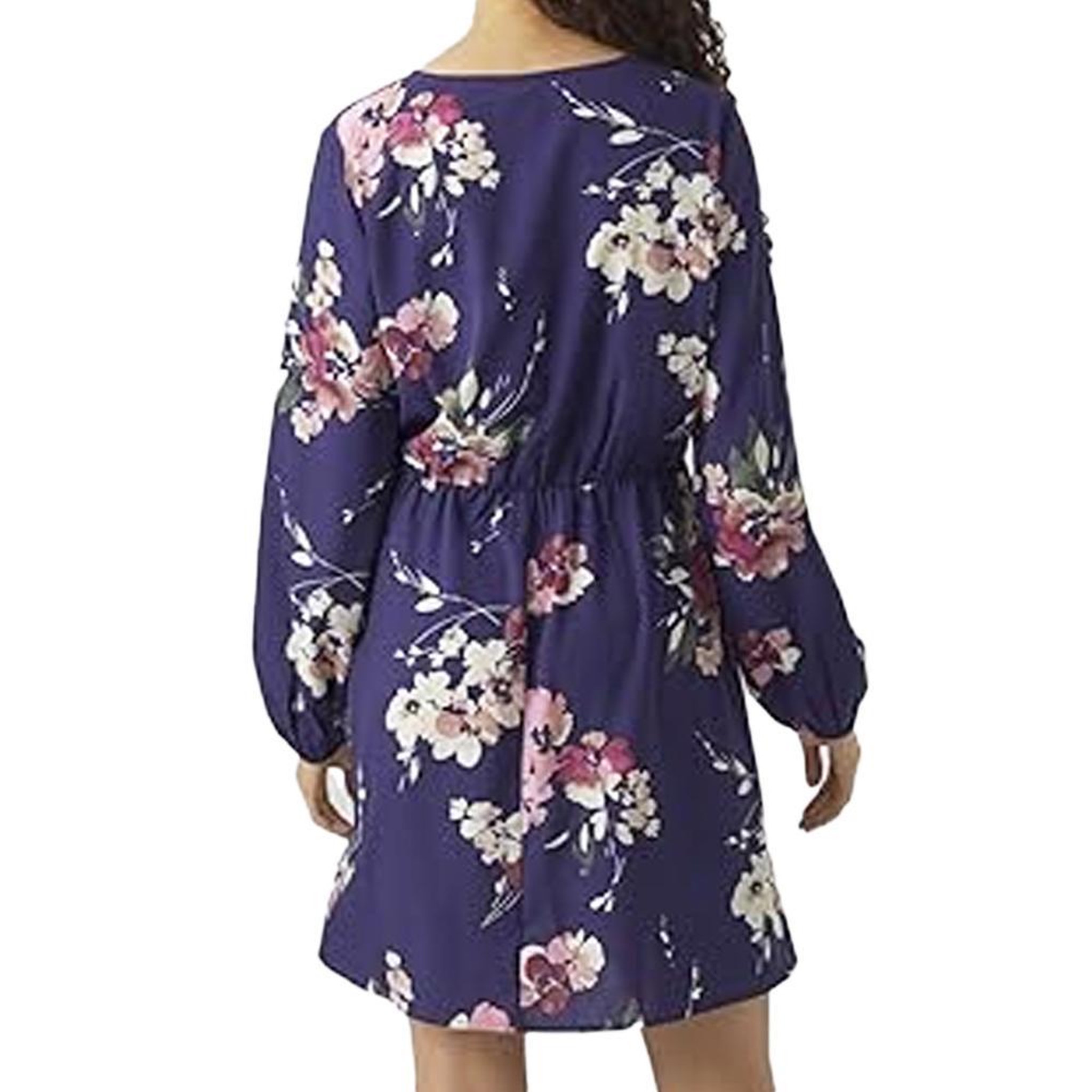 Voir la diapositive 2 : Vero Moda Robe Violette à Motifs Femme Vero Moda Hilah