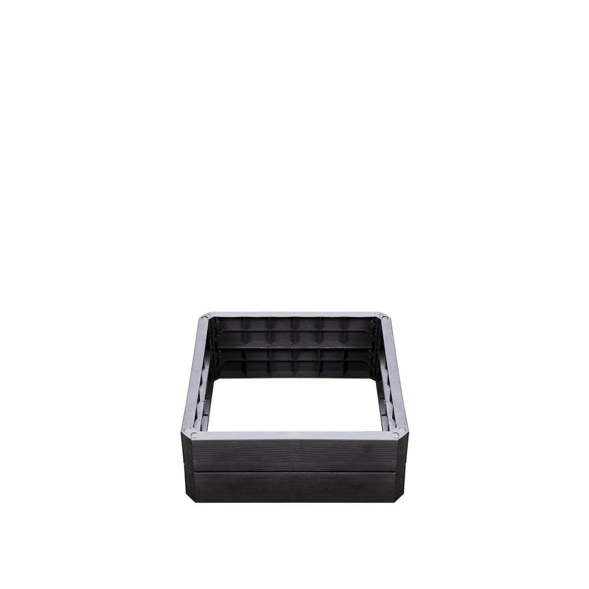 Voir la diapositive 2 : GARANTIA Carré potager Ergo Quadro M - Wood
