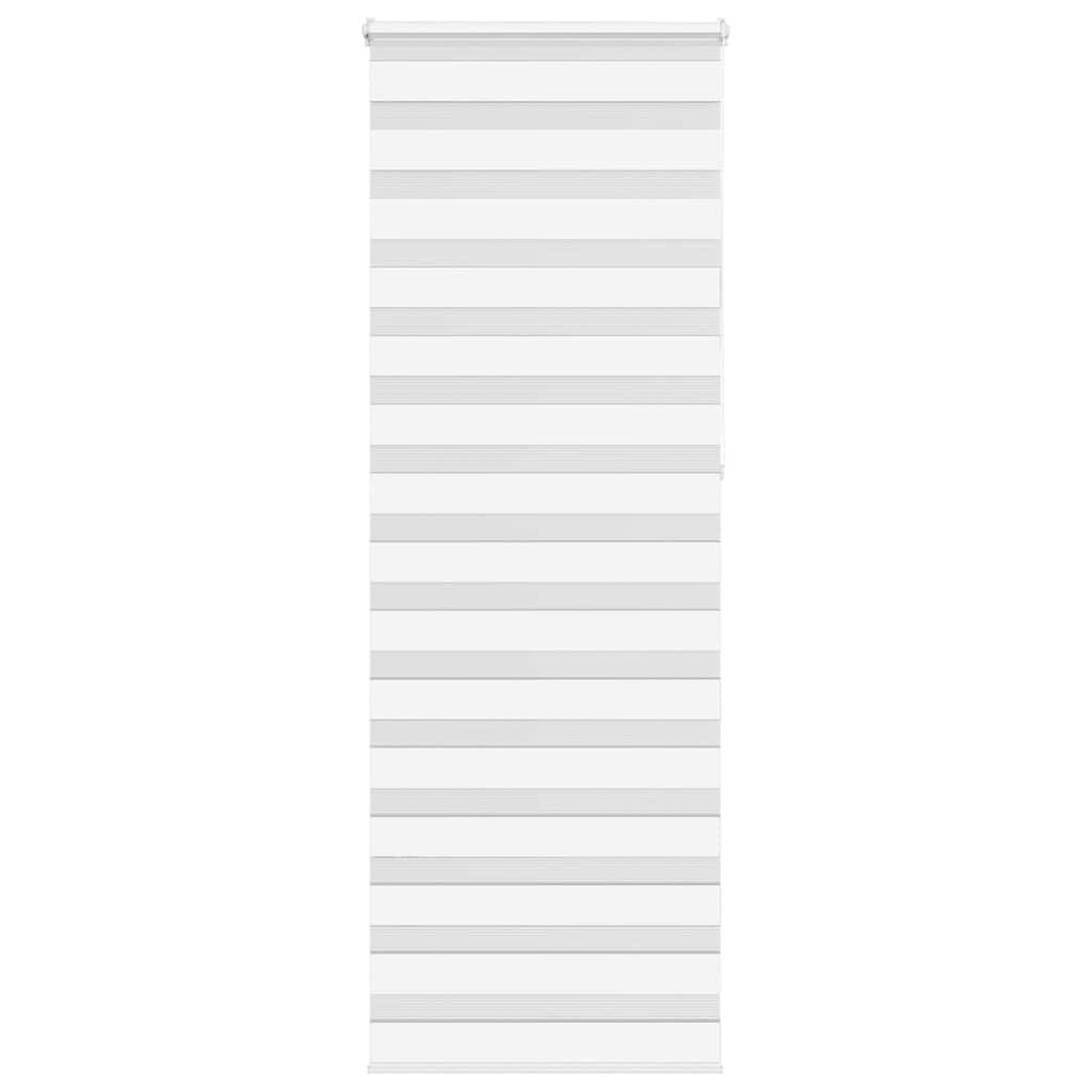 VIDAXL Store zebre blanc 85x230 cm largeur du tissu 80,9 cm polyester
