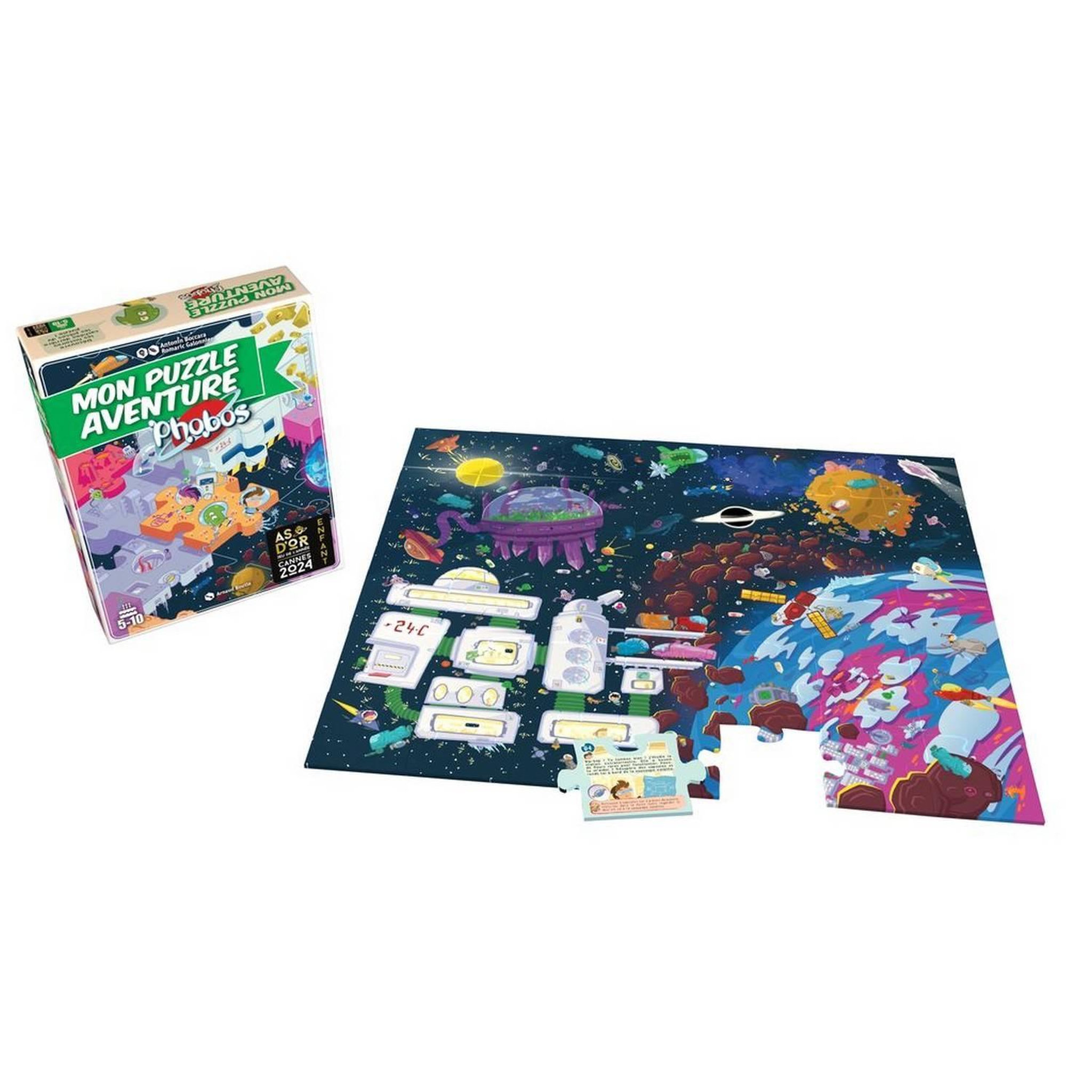 Voir la diapositive 2 : Blackrock Editions Mon puzzle aventure : phobos  - 42 pièces