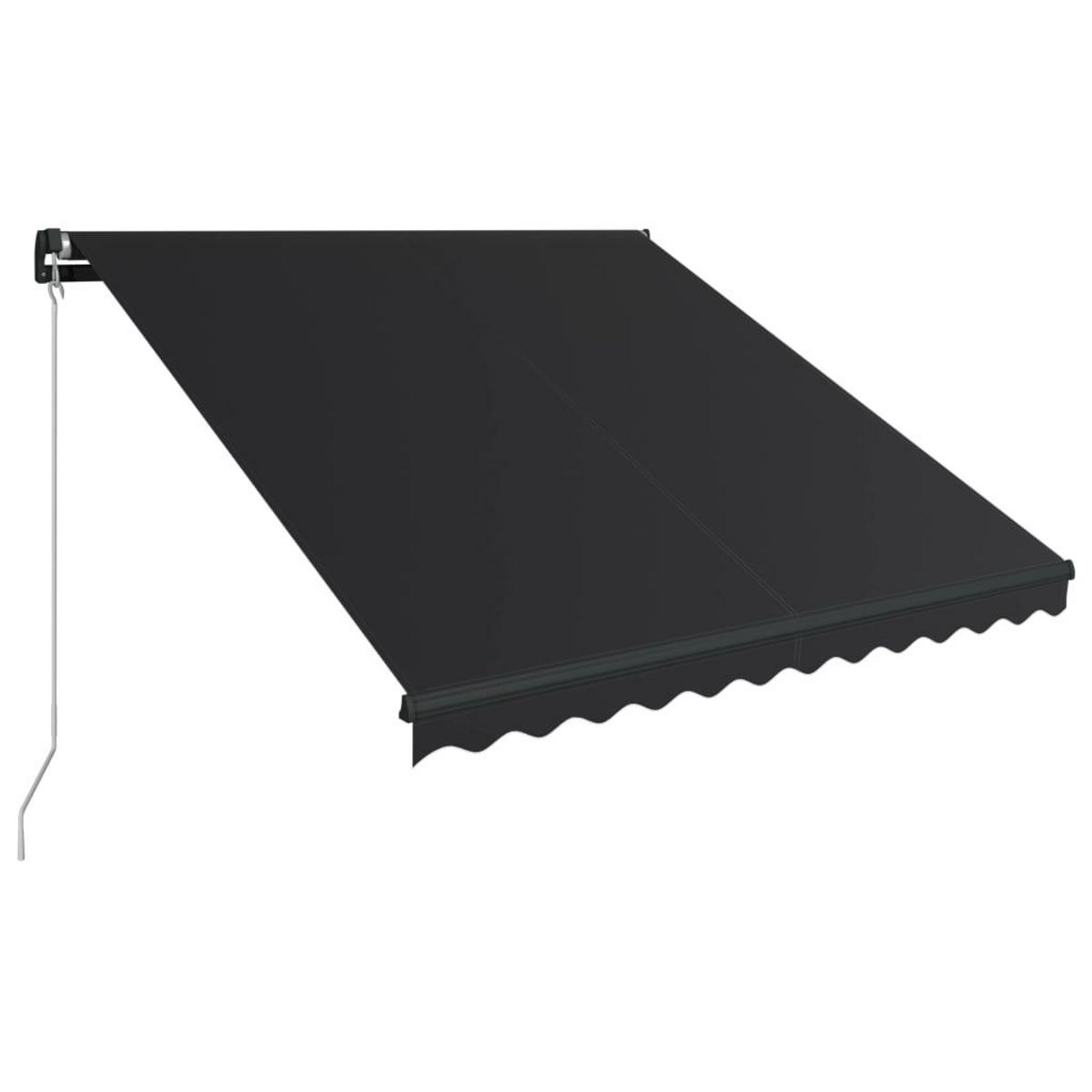 VIDAXL Auvent manuel retractable 350x250 cm Anthracite