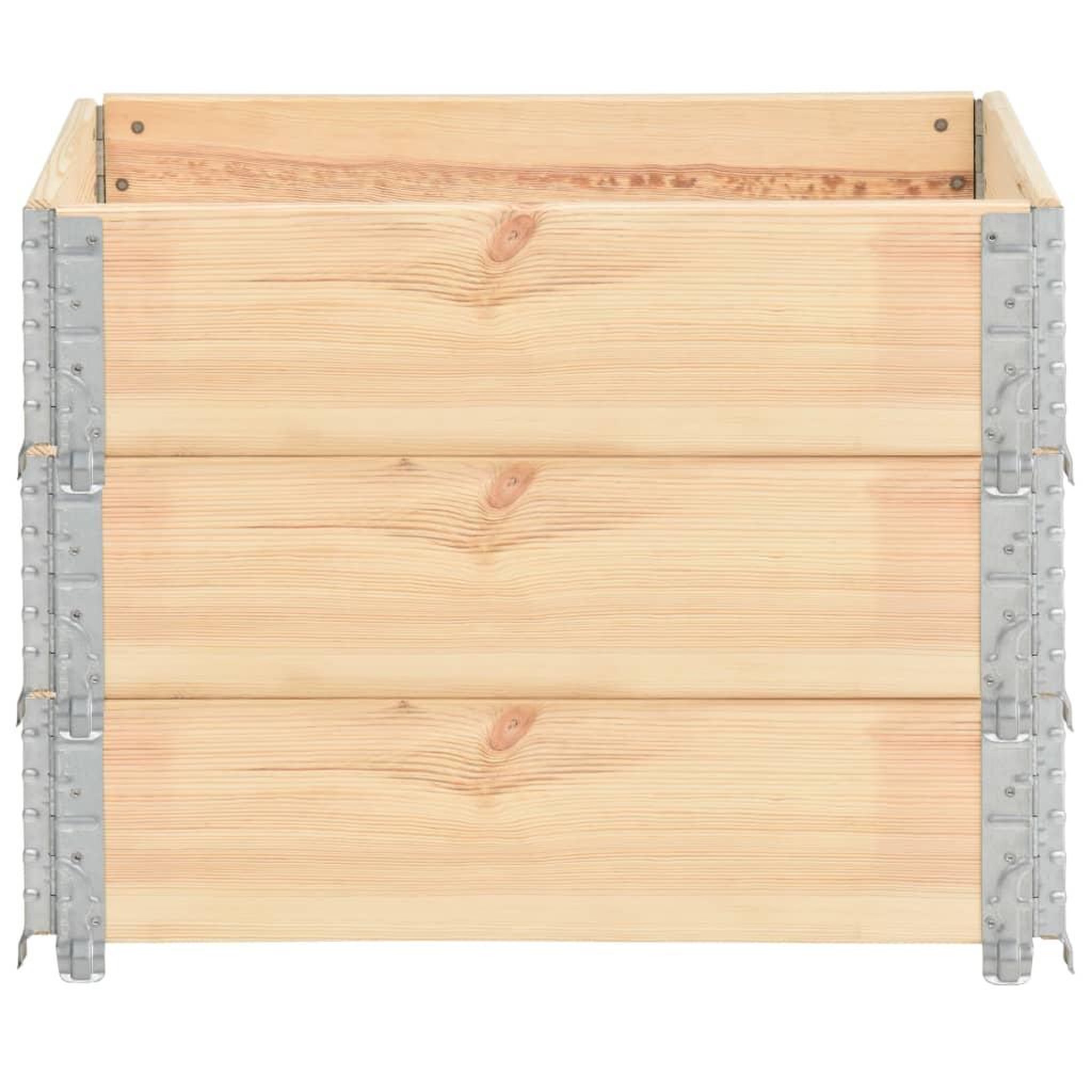 Voir la diapositive 3 : VIDAXL Colliers de palette 3 pcs 60x80 cm Bois de pin solide