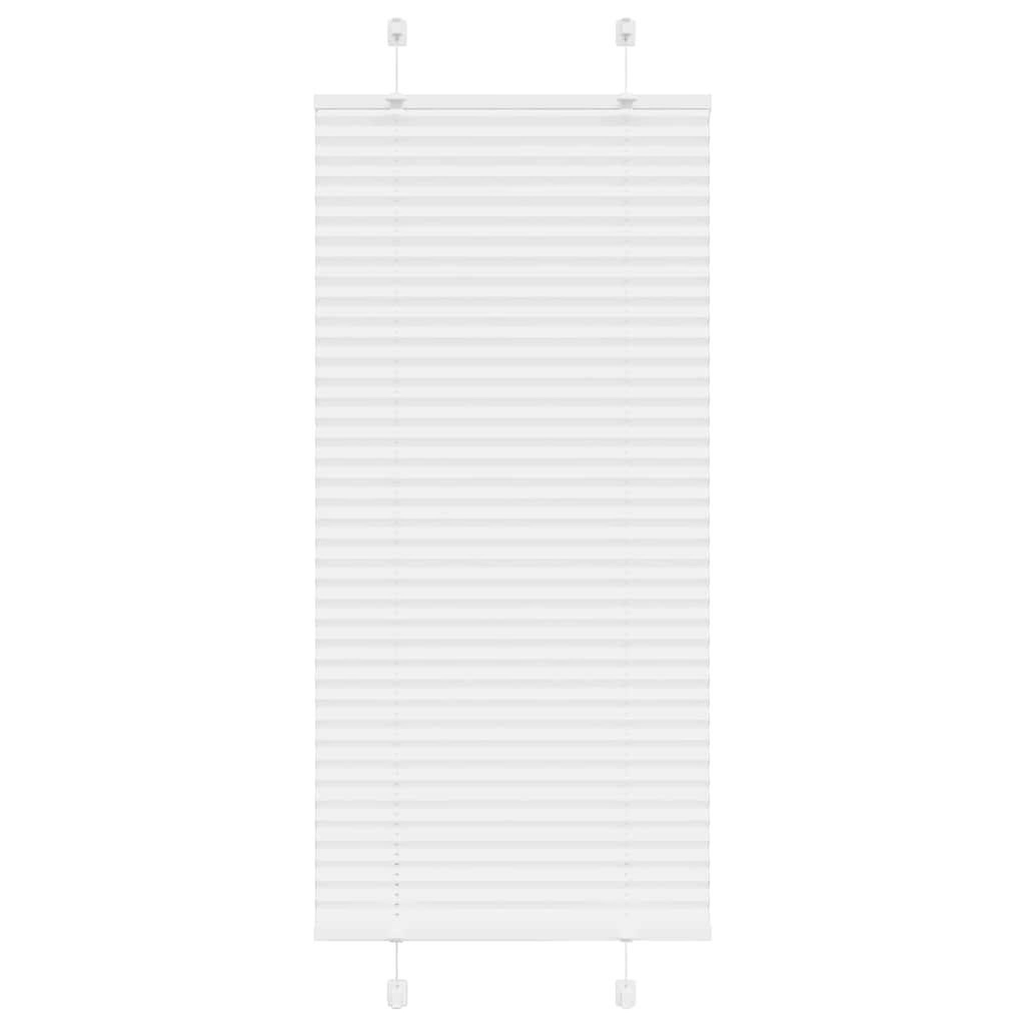 VIDAXL Store plisse blanc 60x150 cm largeur du tissu 59,4 cm polyester