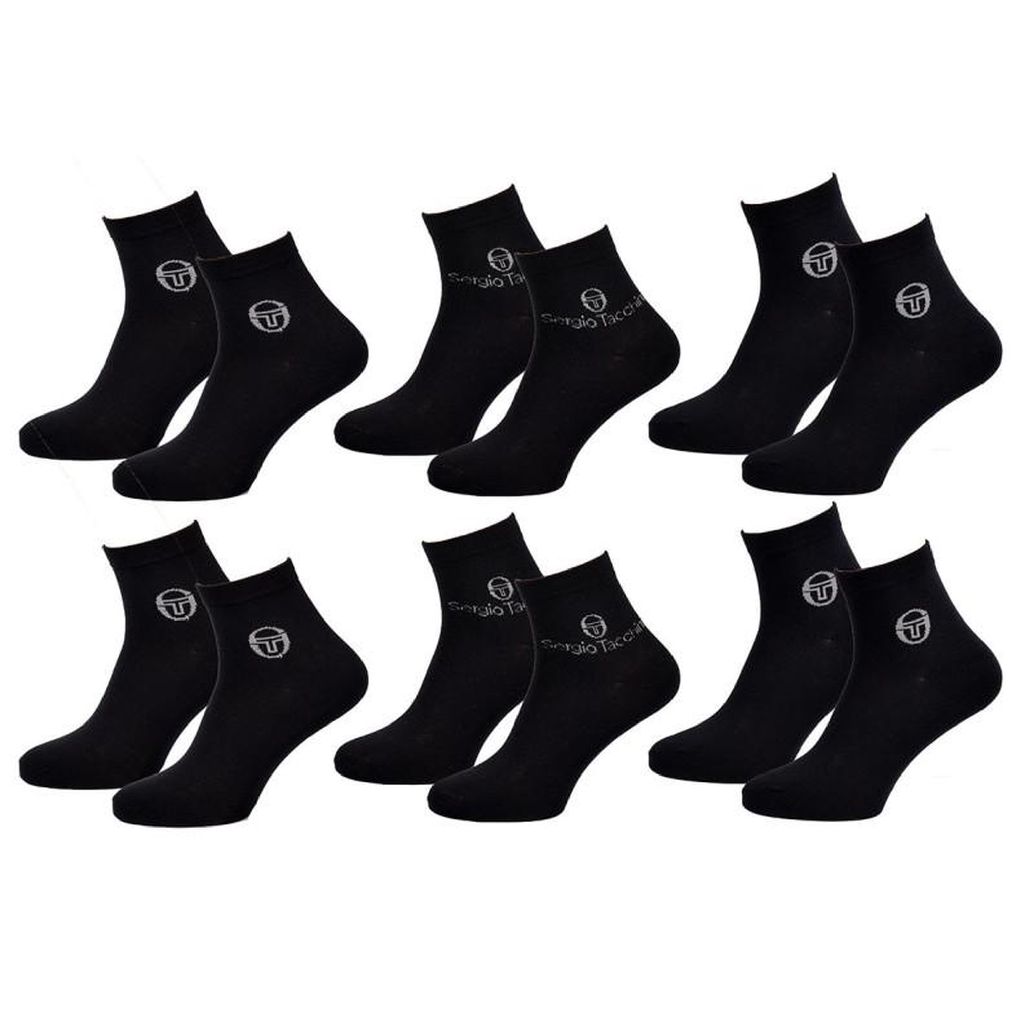 Voir la diapositive 1 : SERGIO TACCHINI Chaussettes Homme VILLE SERGIO TACCHINI Lot de 6 QUARTER