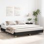 Voir la diapositive 3 : VIDAXL Cadre de lit sans matelas noir 180x200 cm bois d'ingenierie