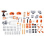 Voir la diapositive 4 : SMOBY Smoby Black & Decker Mega Center, 100 pcs. 360726