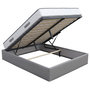 Voir la diapositive 2 : KING OF DREAMS Ensemble Lit Coffre et Matelas  Soutien Très Ferme Haute