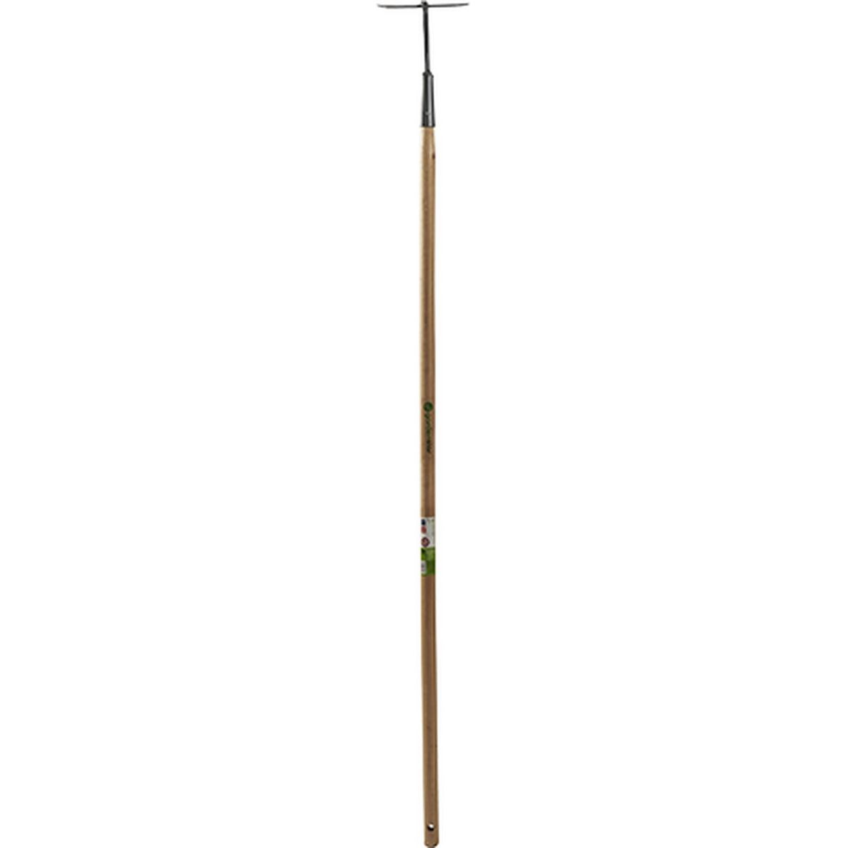 GARDENSTAR Binette de désherbage avec manche en bois de cèdre - 120 cm