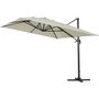 Voir la diapositive 2 : Habitat et Jardin Parasol jardin déporté Alu  Sun 4  - Rectangle - 3 x 4 m + Housse de protection - Ecru