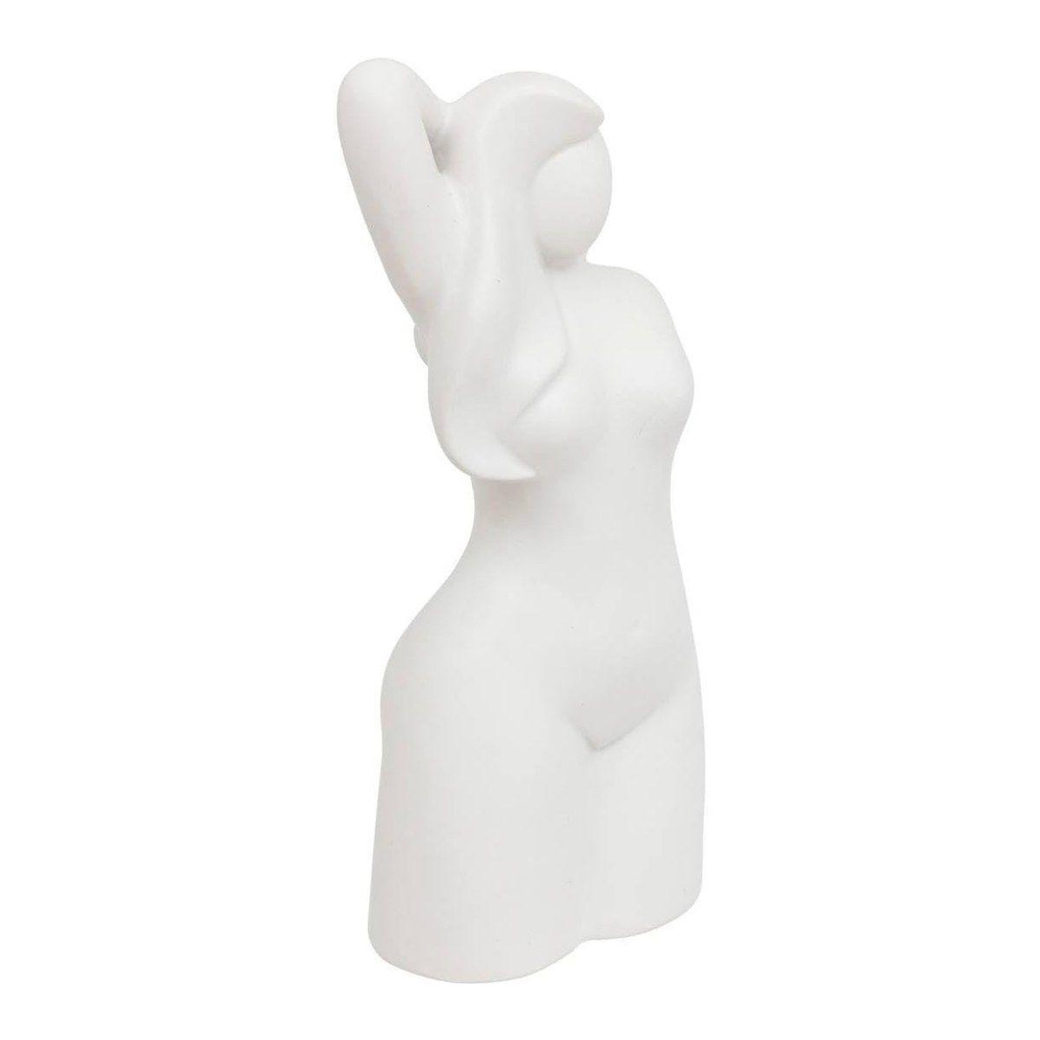ATMOSPHERA Statuette femme en céramique  soleya  28cm blanc