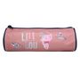 Voir la diapositive 4 : Bagtrotter BAGTROTTER Trousse scolaire ronde Lili Lou Rose Plumes