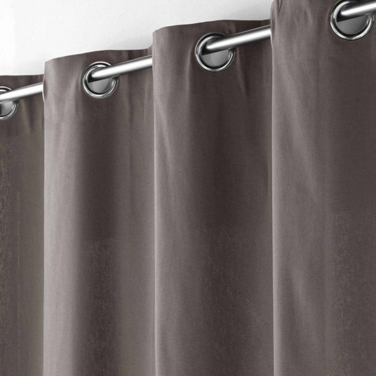 Paris Prix Rideau à Oeillets  Panama  140x240cm Gris Ardoise