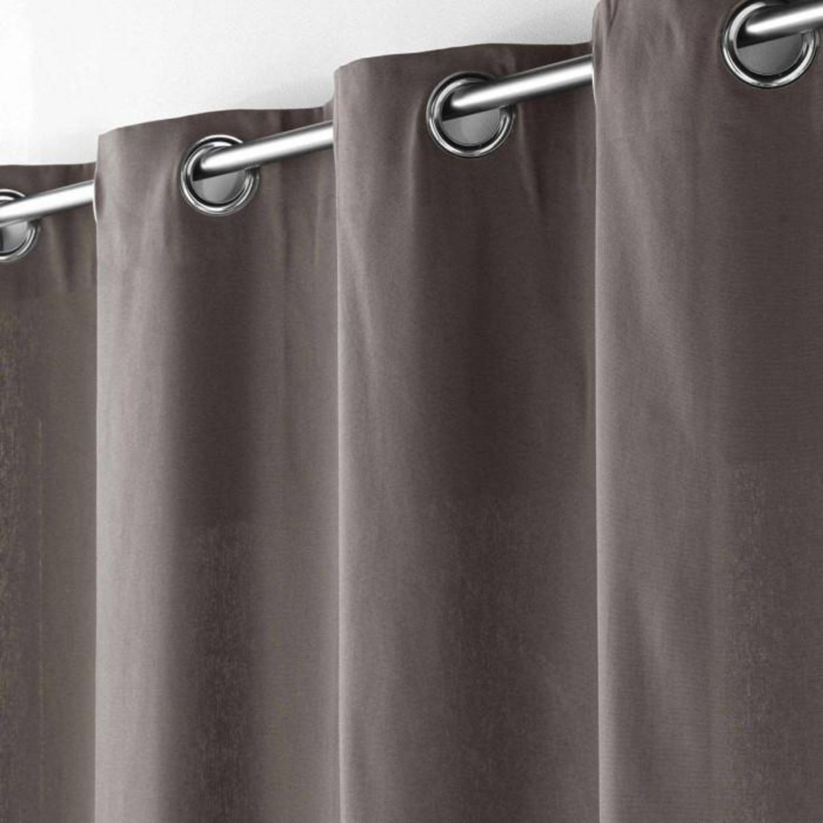 Paris Prix Rideau à Oeillets  Panama  140x240cm Gris Ardoise