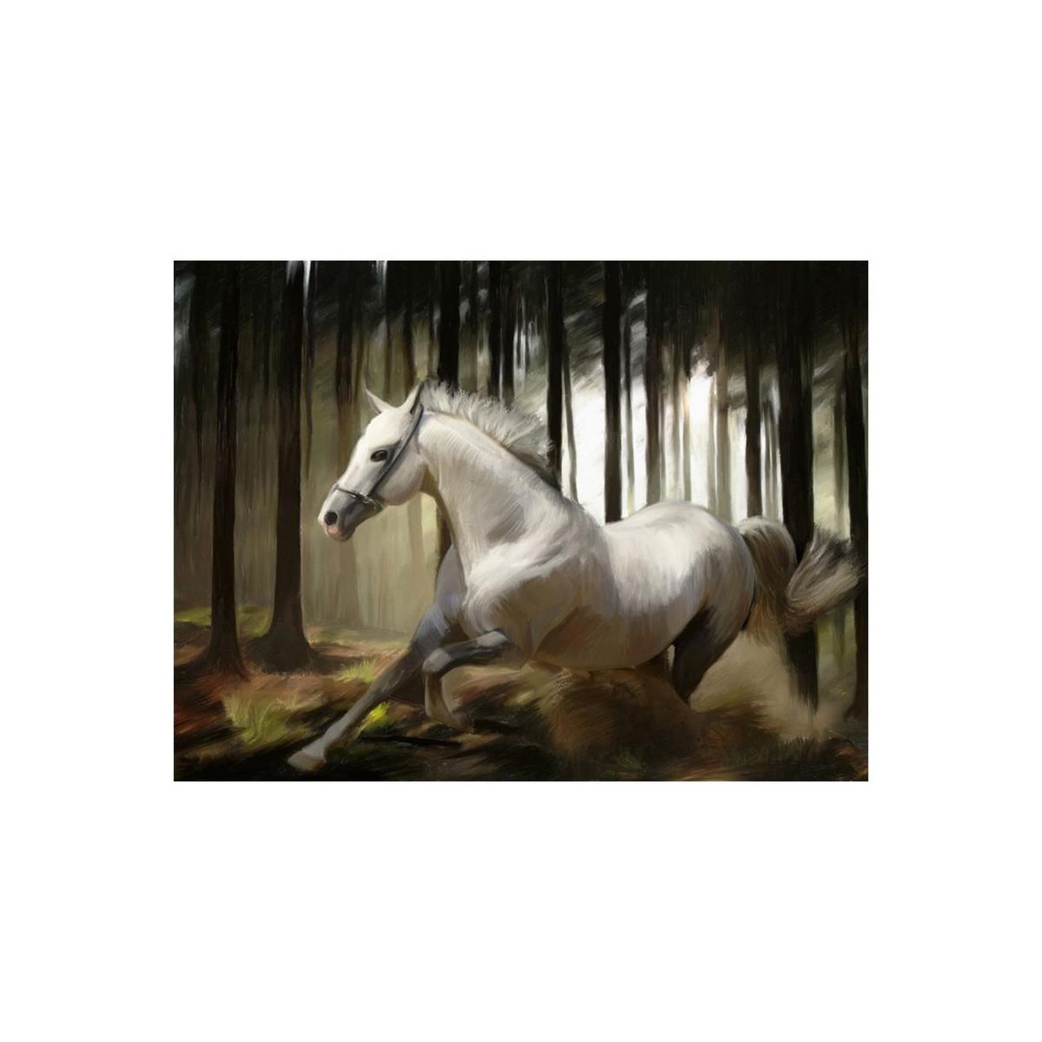 Voir la diapositive 2 : Paris Prix Papier Peint  La Course du Cheval Blanc