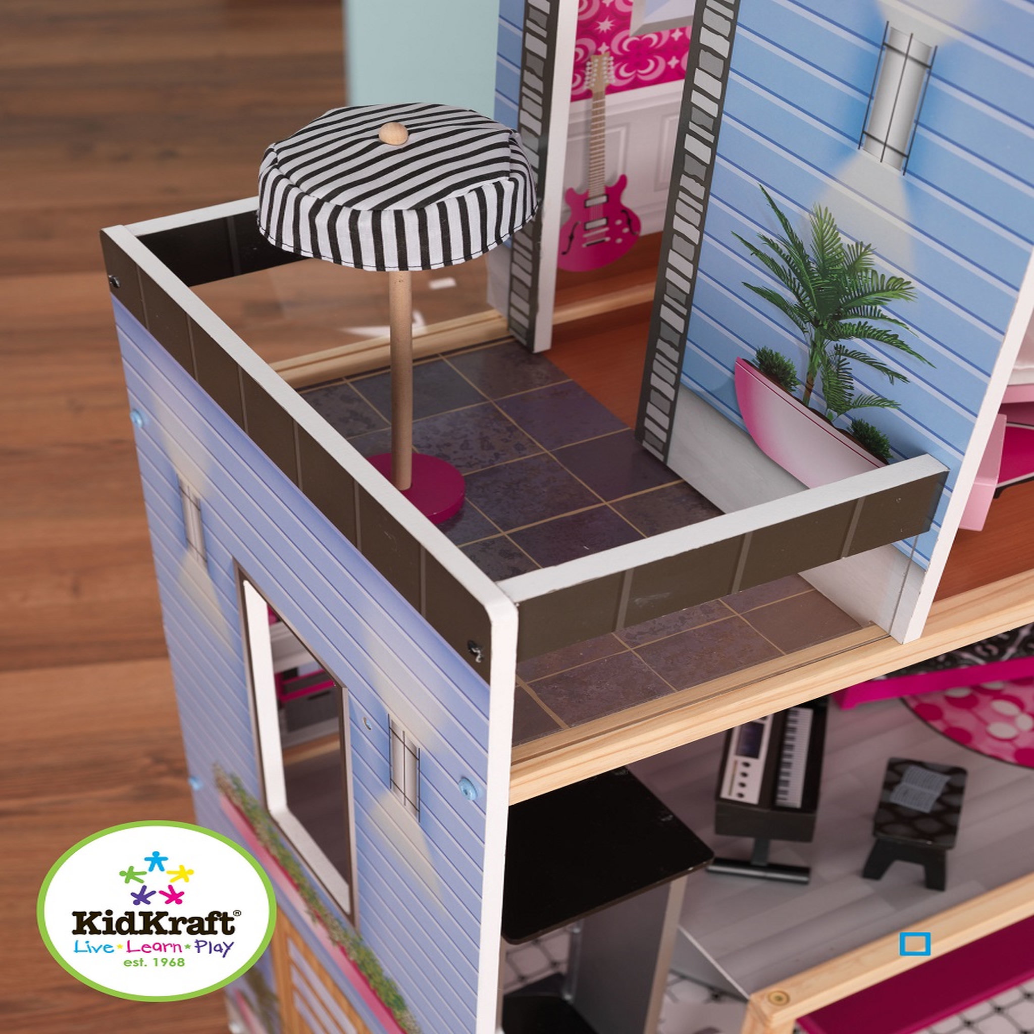 Voir la diapositive 8 : Kidkraft Maison de poupée bois Sparkle
