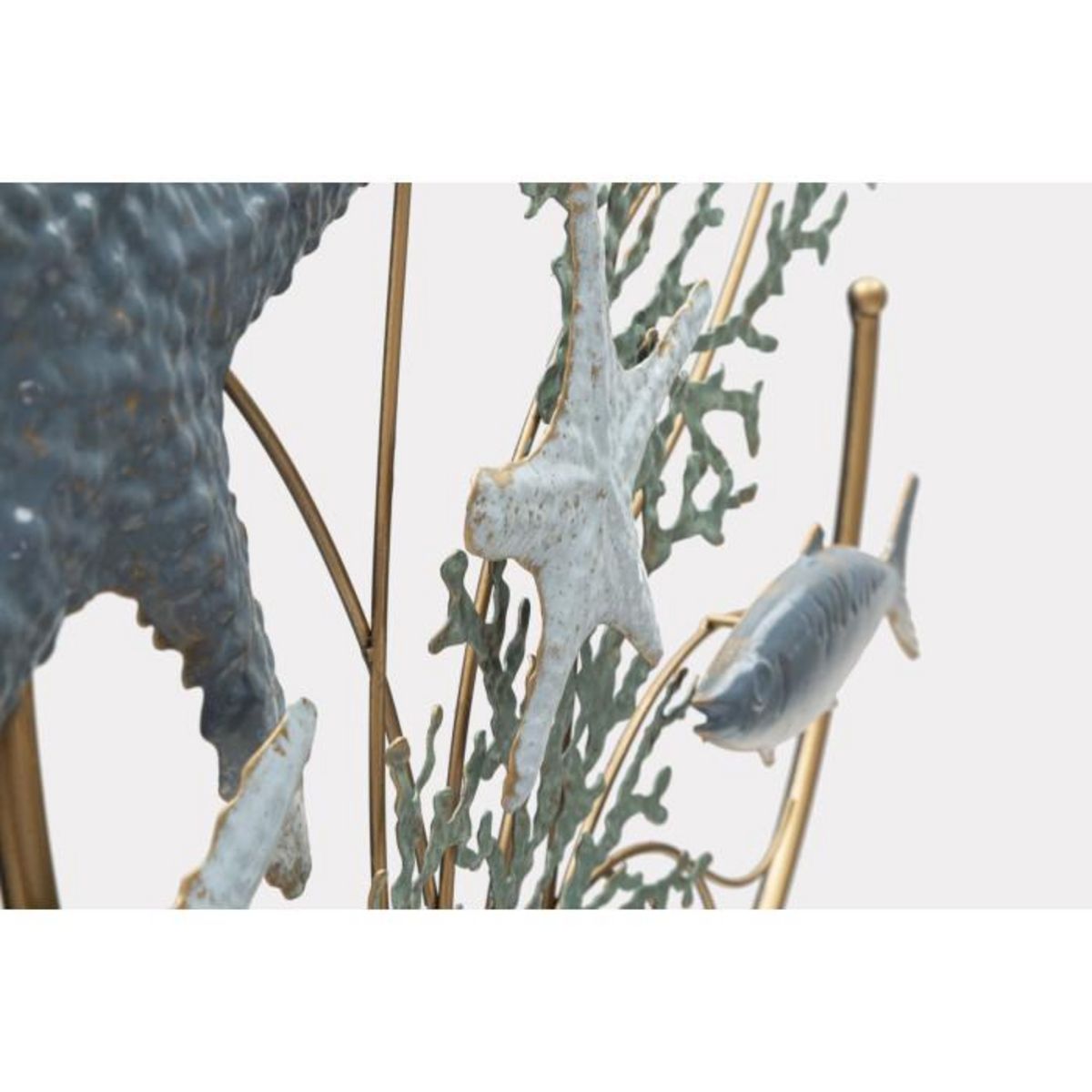 Paris Prix Décoration Murale en Métal  Sea Star  95cm Multicolore