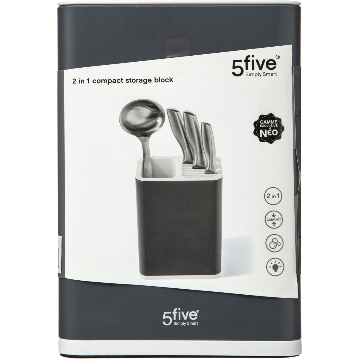 Bloc de rangement gris  