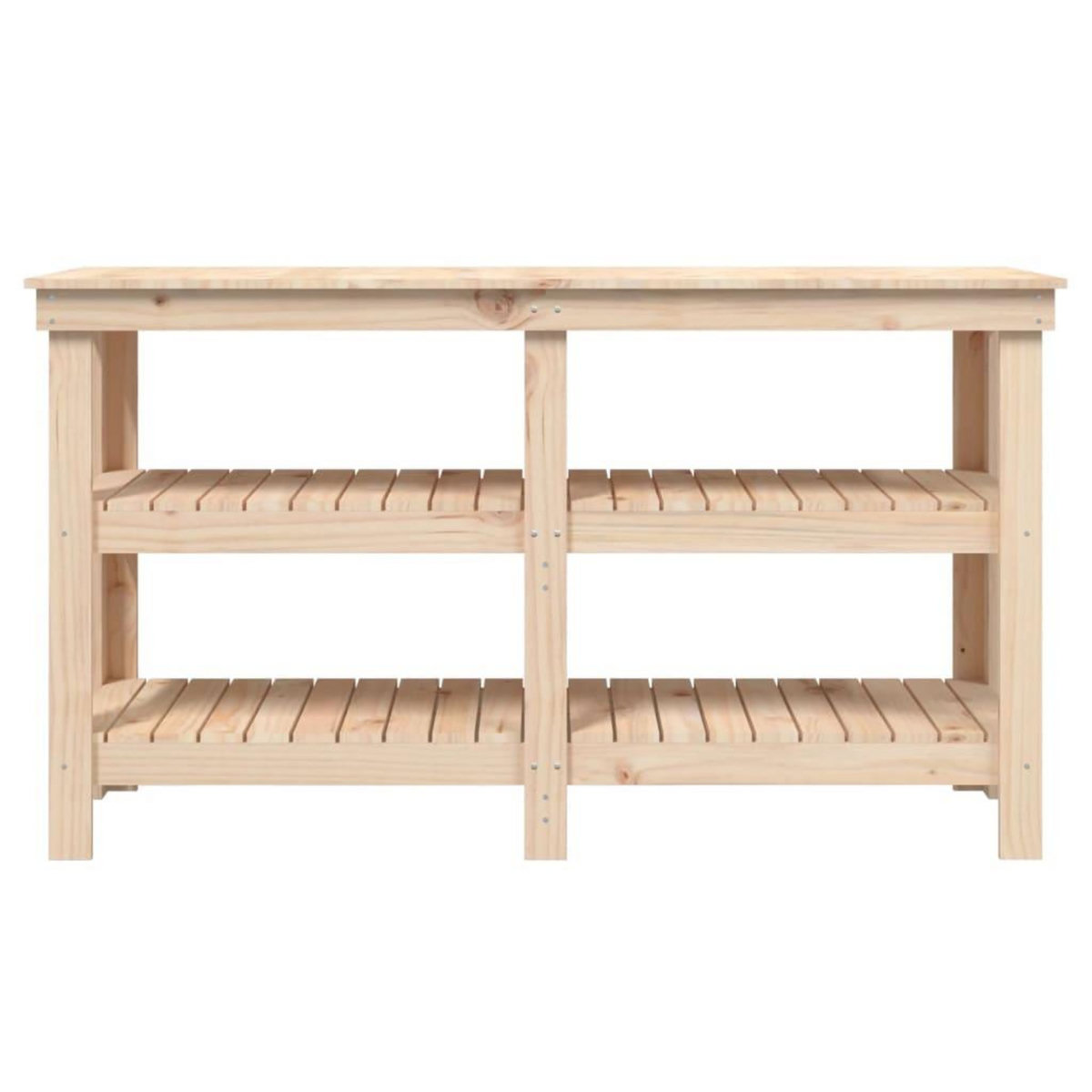 VIDAXL Banc de travail 142,5x50x80 cm Bois de pin massif