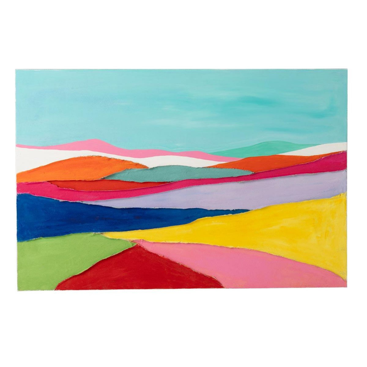 Paris Prix Toile Déco  Waves  82x122cm Multicolore