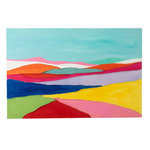 Paris Prix Toile Déco  Waves  82x122cm Multicolore