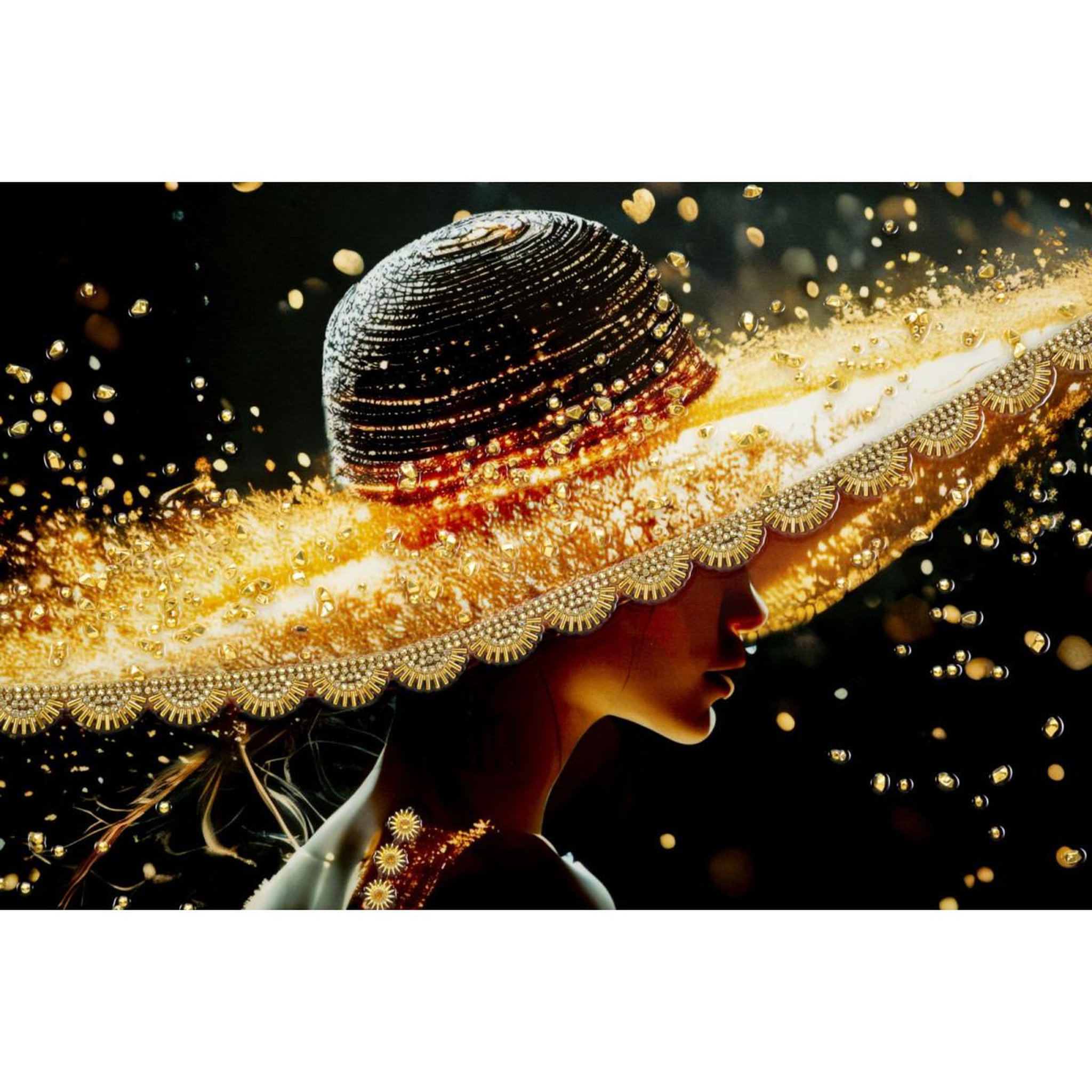 Voir la diapositive 3 : Paris Prix Tableau imprimé  illuminy i  62x92cm multicolore