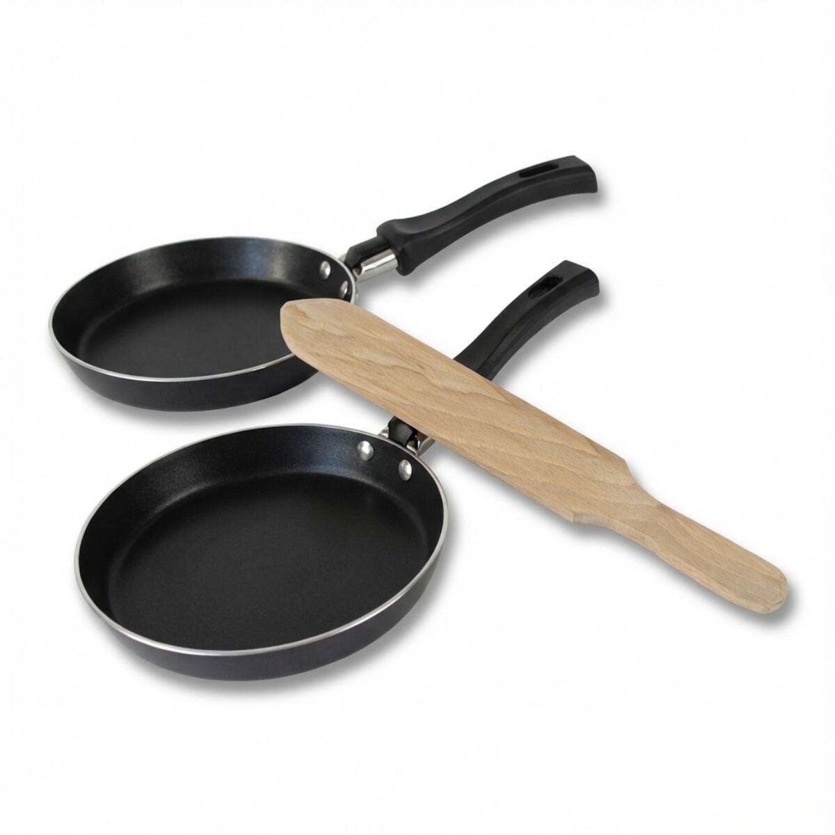 ELO Set 2 mini crêpières 14 cm et 1 spatule Elo Jewel de Luxe