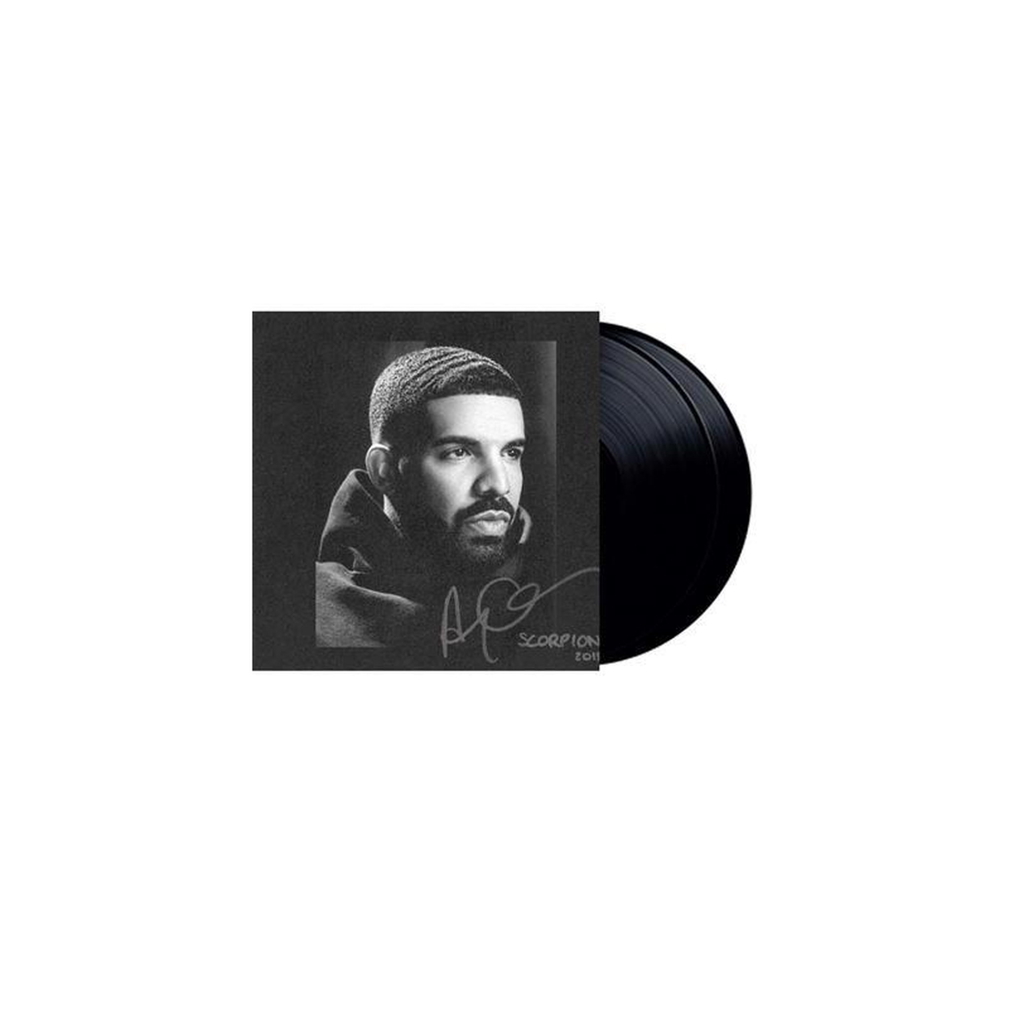 Titre demandé pour vinyle double. Scorpion, double vinyl lp de drake, vinyle noir, 2 disques, 25