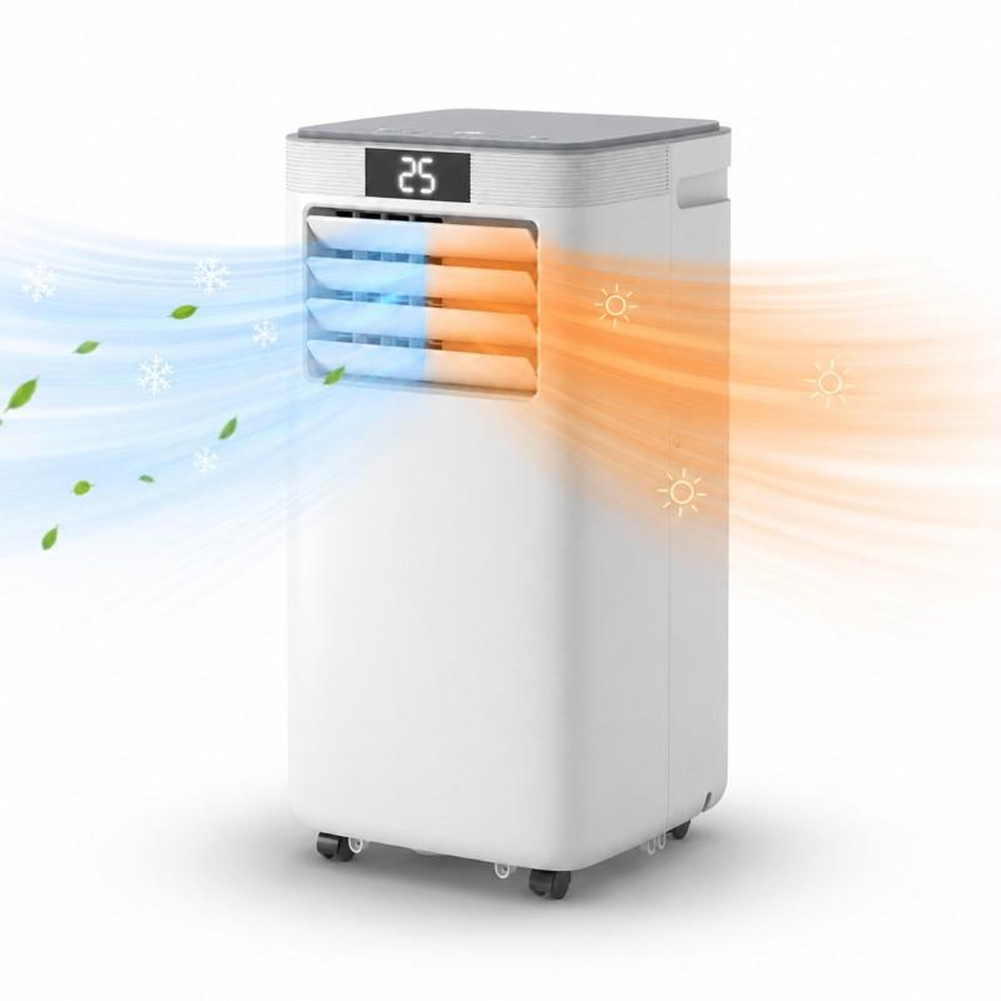 Voir la diapositive 4 : Climatiseur portable réversible - 10000 btu - wifi