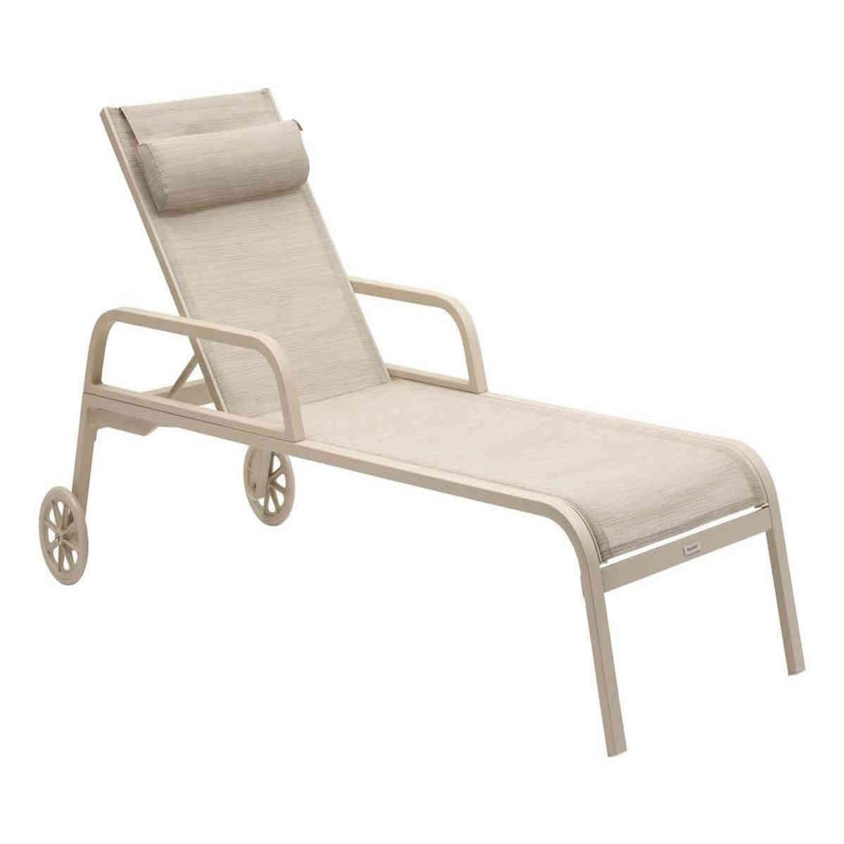 HESPERIDE Transat en aluminium Osmala Beige/Argile - Hespéride