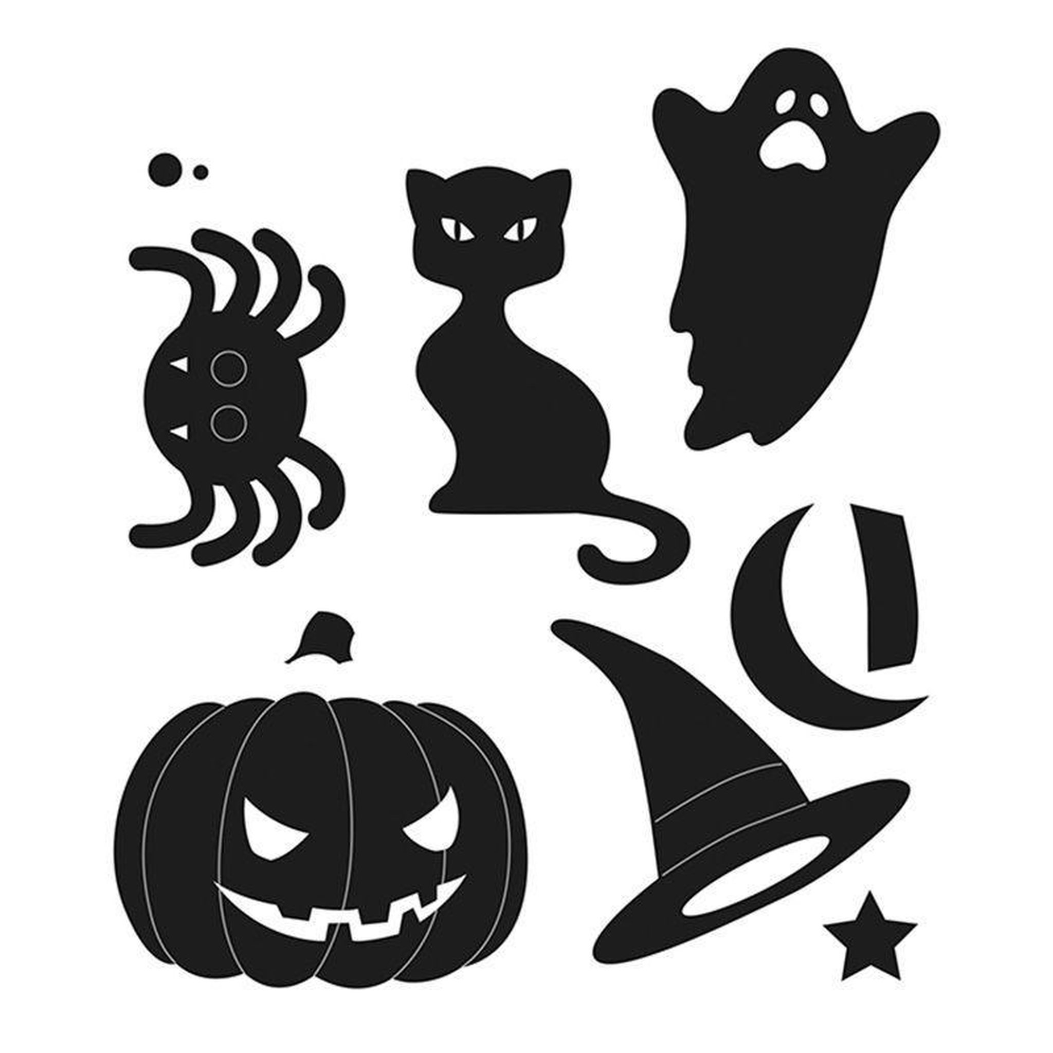 Artemio 7 matrices de découpe et d'embossage - Halloween