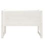 Voir la diapositive 4 : VIDAXL Jardiniere Blanc 78x40x52 cm Bois massif de pin