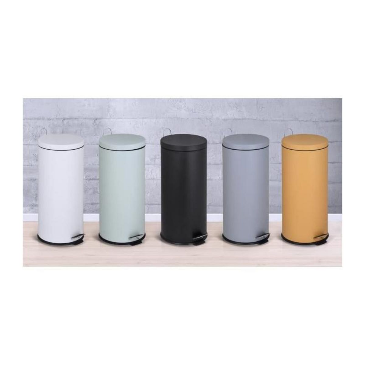 Kitchen move Poubelle à pédale 30l gris - 905567egreyss