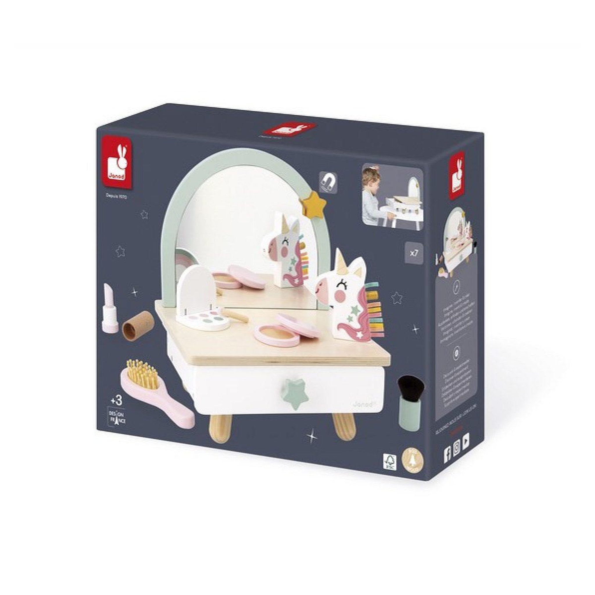 JANOD Licorne - Coiffeuse de table